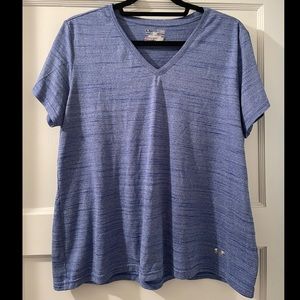 Light blue under armour athletic top